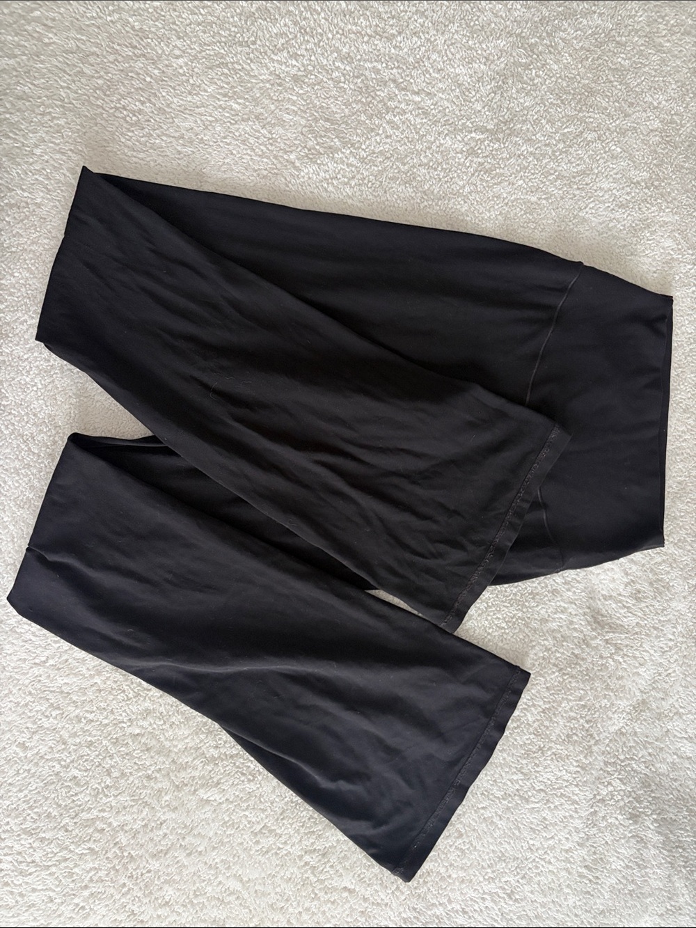 Aerie Black Hi-Rise Bootcut Leggings